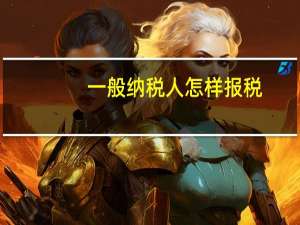 一般纳税人怎样报税