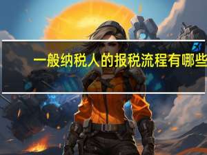 一般纳税人的报税流程有哪些
