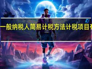 一般纳税人简易计税方法计税项目有哪些（一般纳税人简易计税的账务处理）