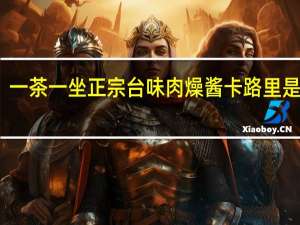 一茶一坐 正宗台味肉燥酱卡路里是多少
