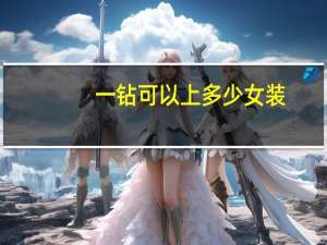 一钻可以上多少女装