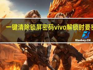 一键清除锁屏密码vivo解锁时要密码（一键清除锁屏密码）