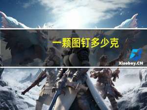 一颗图钉多少克（一颗图钉）