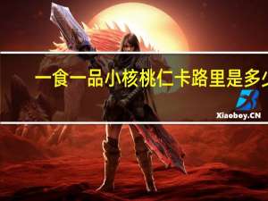 一食一品 小核桃仁卡路里是多少