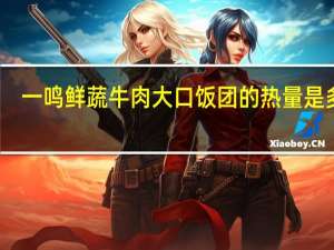 一鸣 鲜蔬牛肉大口饭团的热量是多少