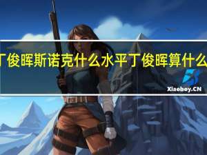 丁俊晖斯诺克什么水平 丁俊晖算什么级别的