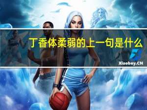 丁香体柔弱的上一句是什么