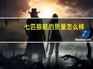 七匹狼鞋的质量怎么样