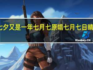 七夕又是一年七月七原唱 七月七日晴许慧欣