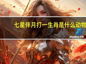 七星伴月打一生肖是什么动物（七星伴月是什么生肖）