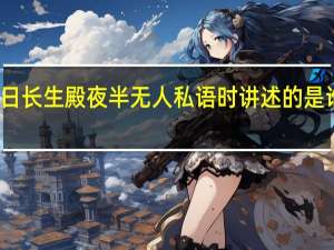 七月七日长生殿夜半无人私语时讲述的是谁的爱情故事