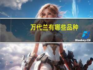 万代兰有哪些品种