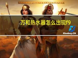 万和热水器怎么出现f9