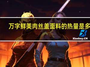 万字 鲜美肉丝盖面料的热量是多少