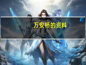 万安桥的资料（桥的资料）