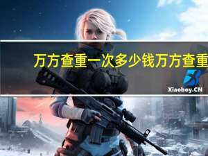 万方查重一次多少钱 万方查重