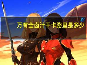 万有全 卤汁干卡路里是多少