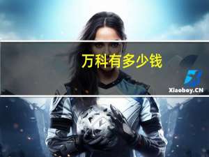 万科有多少钱