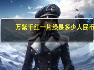 万紫千红一片绿是多少人民币