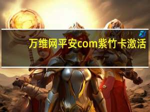 万维网平安com紫竹卡激活