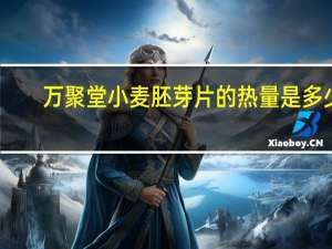 万聚堂 小麦胚芽片的热量是多少