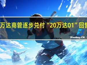 万达商管逐步兑付“20万达01”回售债券？接近万达人士：消息属实