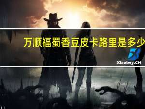 万顺福 蜀香豆皮卡路里是多少