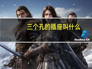 三个孔的插座叫什么