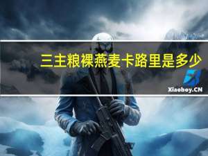 三主粮 裸燕麦卡路里是多少