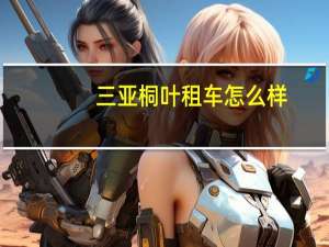 三亚桐叶租车怎么样