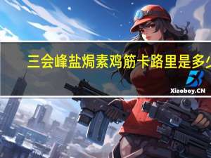 三会峰 盐焗素鸡筋卡路里是多少