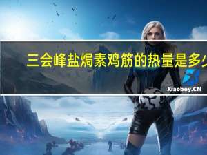 三会峰 盐焗素鸡筋的热量是多少