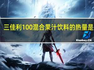 三佳利 100%混合果汁饮料的热量是多少