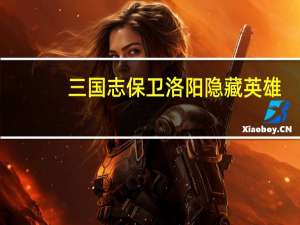 三国志保卫洛阳隐藏英雄（三国志保卫洛阳）