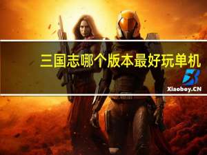 三国志哪个版本最好玩单机（三国志哪个版本最好玩）