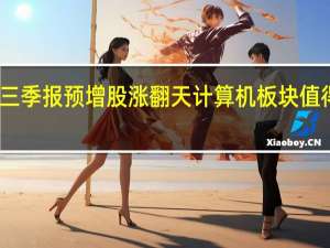 三季报预增股涨翻天 计算机板块值得潜伏