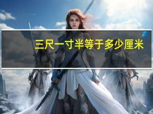 三尺一寸半等于多少厘米