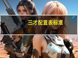 三才配置表标准（三才配置表）