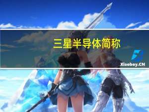 三星半导体简称