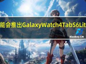 三星可能会推出 Galaxy Watch 4 Tab S6 Lite 的更新版本