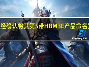 三星已经确认将其第5带HBM3E产品命名为Shinebolt