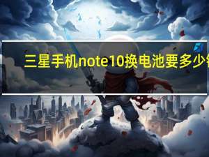 三星手机note10换电池要多少钱（三星手机note1）