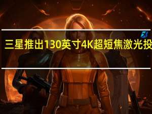 三星推出130英寸4K超短焦激光投影仪