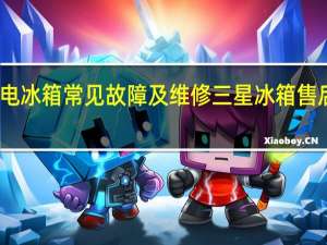 三星电冰箱常见故障及维修 三星冰箱售后服务电话
