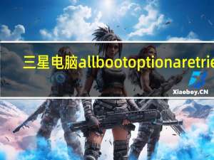 三星电脑all boot option are tried（三星电脑）