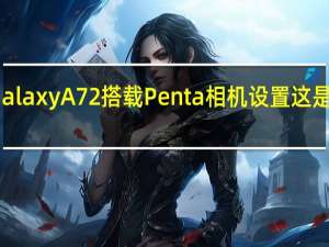 三星Galaxy A72搭载Penta相机设置 这是三星的首创