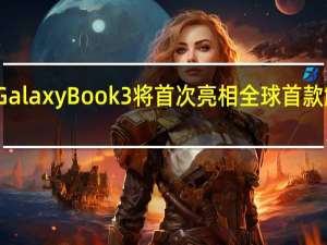 三星Galaxy Book 3将首次亮相全球首款触摸屏技术
