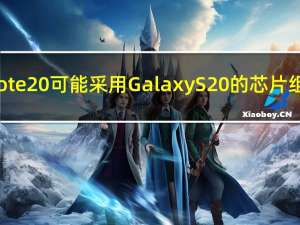 三星Galaxy Note 20可能采用Galaxy S20的芯片组 而不是升级版