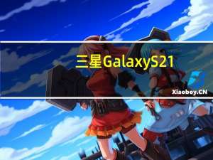 三星Galaxy S21 +智能手机在网上以光滑的镜面银色外观出现