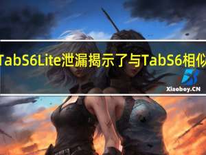 三星Galaxy Tab S6 Lite泄漏揭示了与Tab S6相似的关键规格和设计